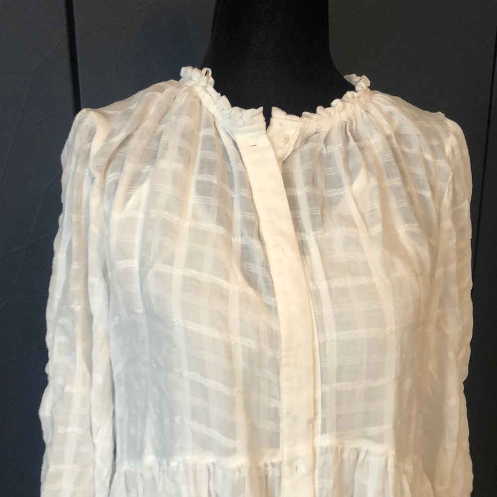 FREE PEOPLE white maxi boho dress size S - Picture 7 of 13